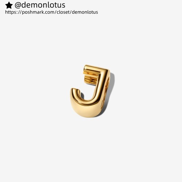 Pandora Letter J Alphabet Charm - Picture 3 of 5